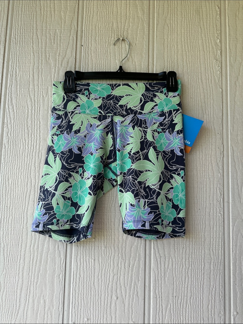 Columbia Floral Print Bike Shorts